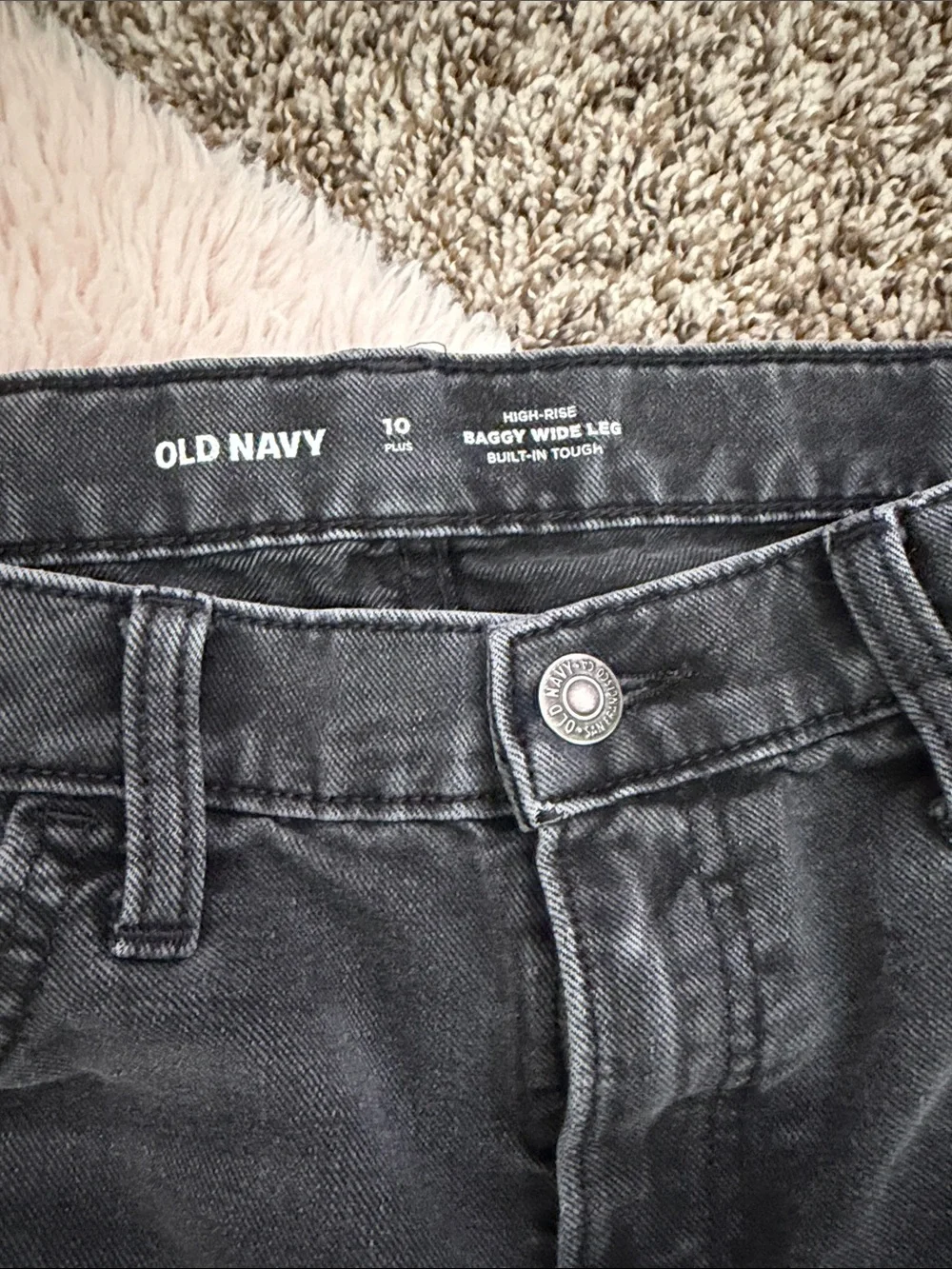 Girls old navy wide leg jeans